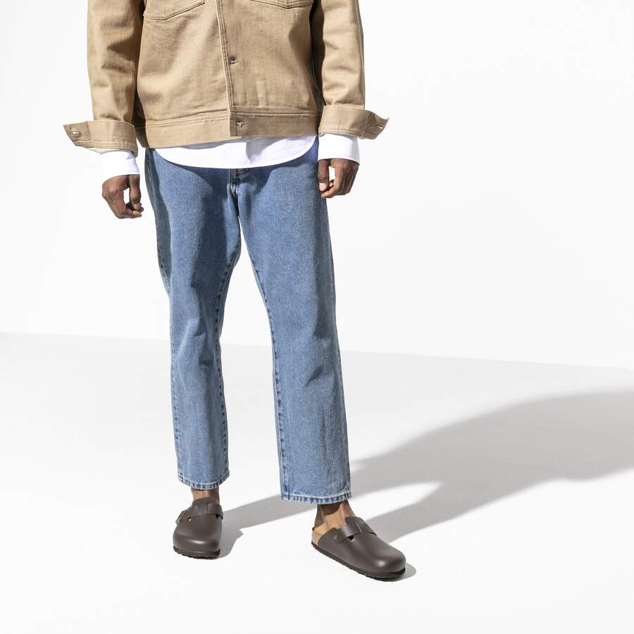 Boston Natural Leather - Dark Brown