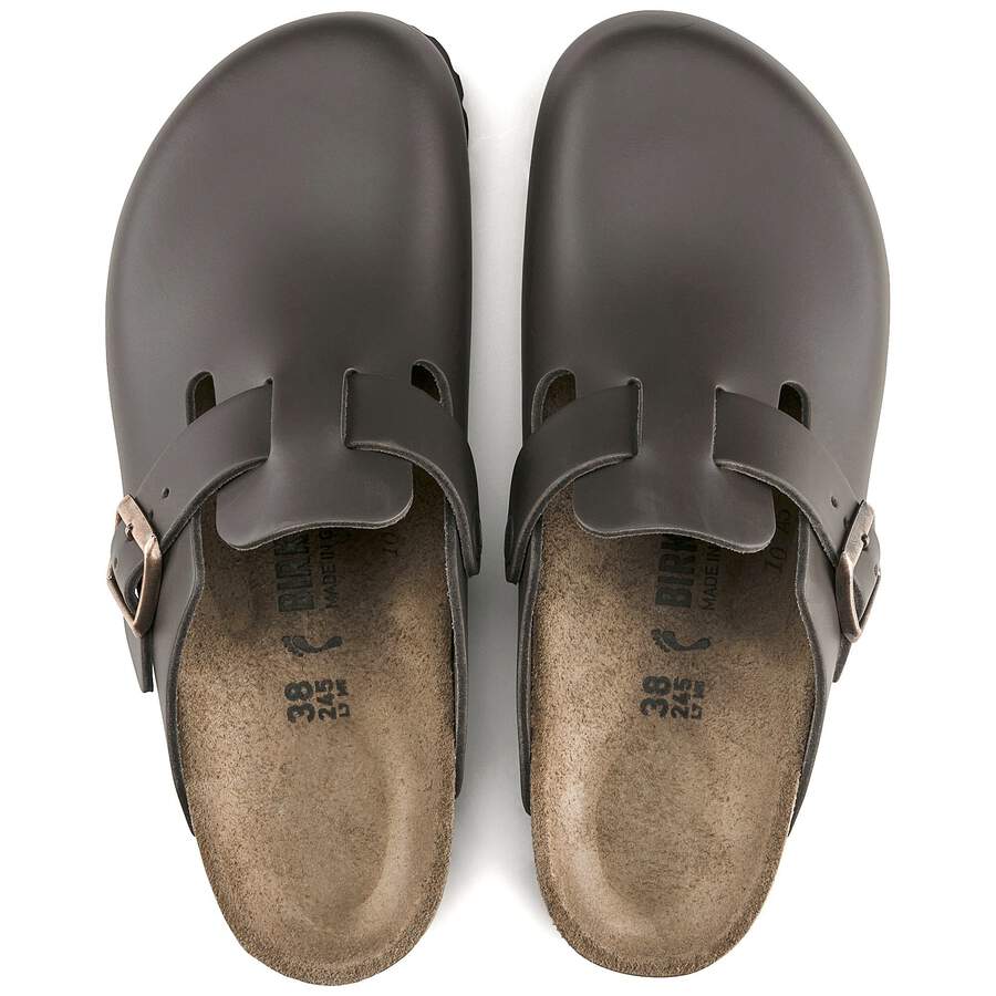 Boston Natural Leather - Dark Brown