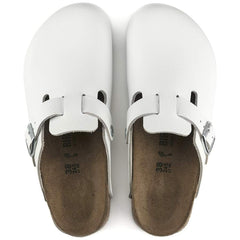 Boston Super Grip Natural Leather - White