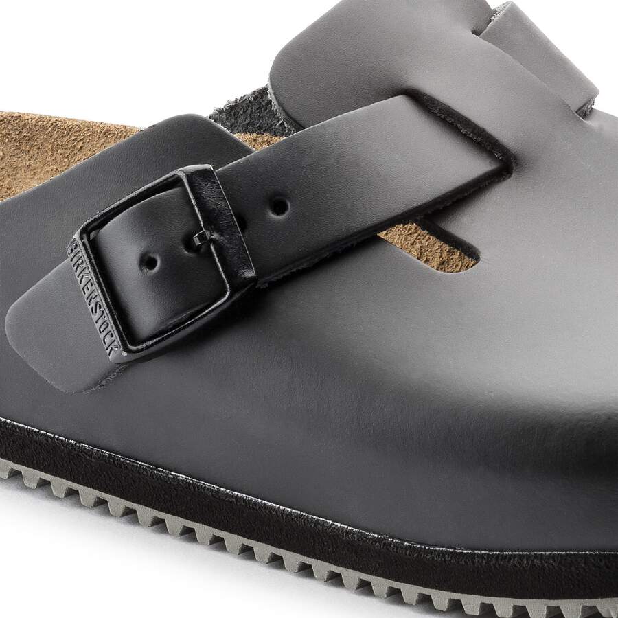 Boston Super Grip Natural Leather - Black