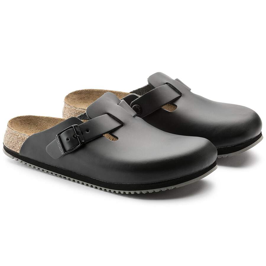 Boston Super Grip Natural Leather - Black