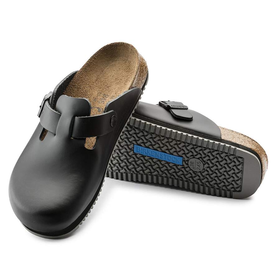 Boston Super Grip Natural Leather - Black