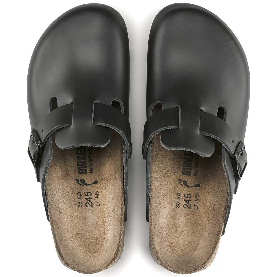 Boston Super Grip Natural Leather - Black