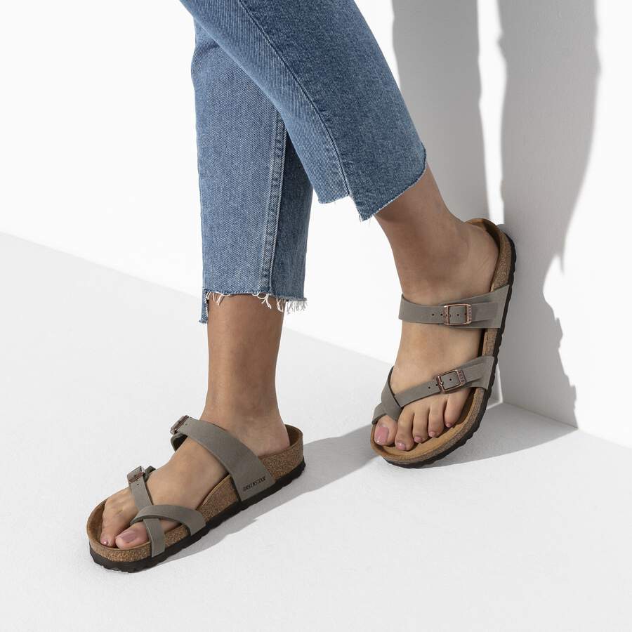 Mayari Birko-Flor Nubuck - Stone