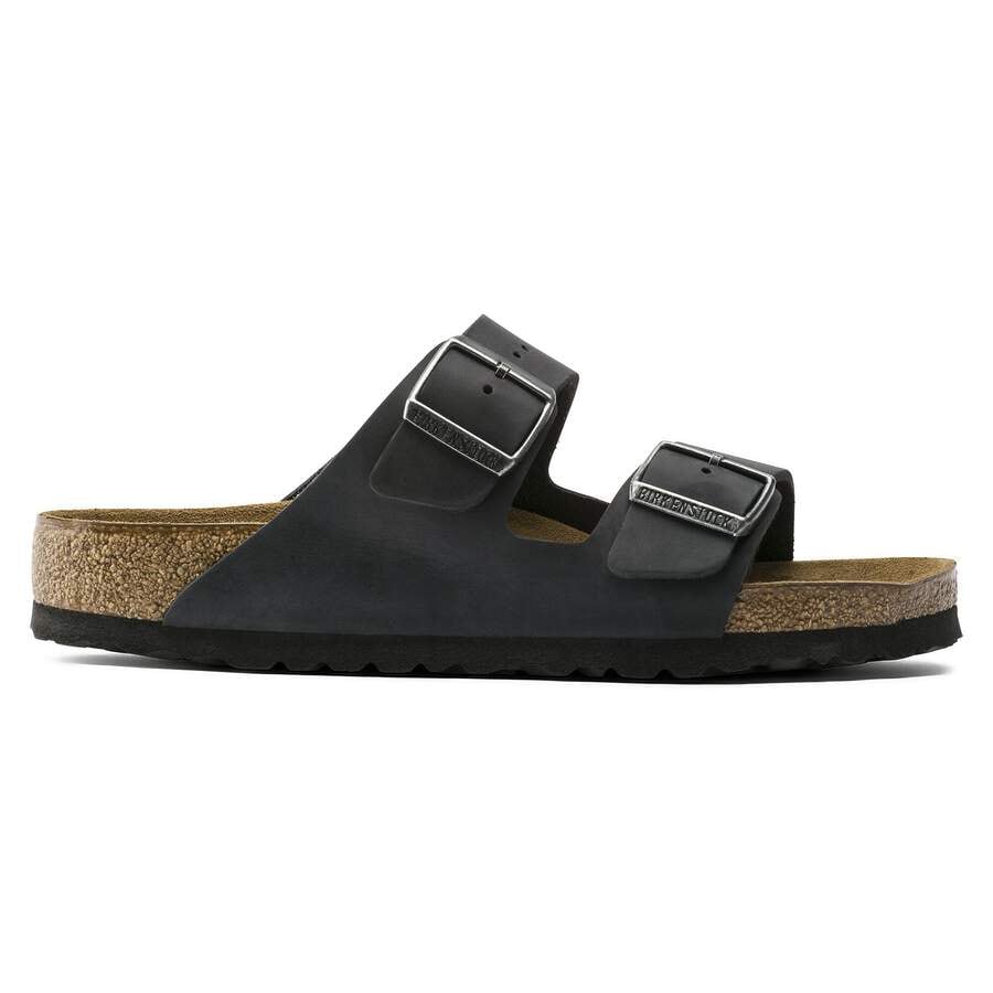 Arizona Soft Footbed Natural Leather Oiled - Black