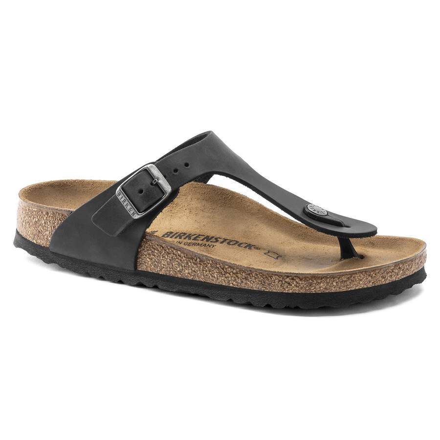 Gizeh Natural Leather Oiled - Black
