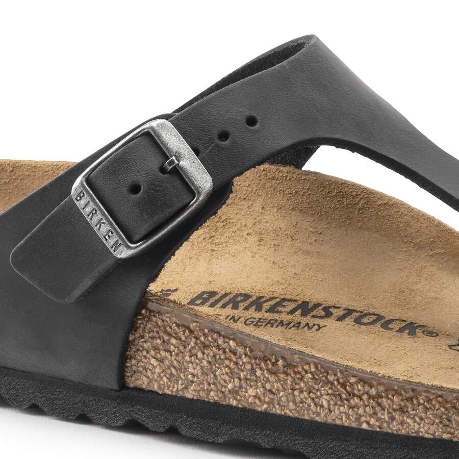 Gizeh Natural Leather Oiled - Black