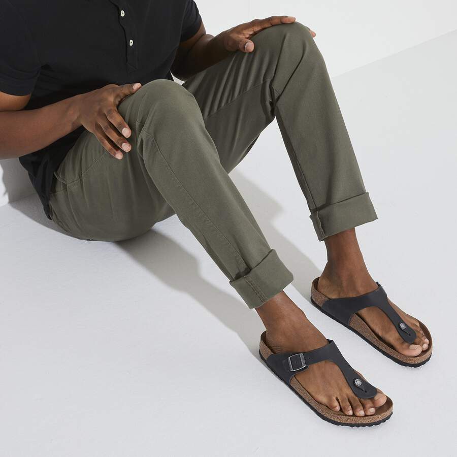 Gizeh Natural Leather Oiled - Black