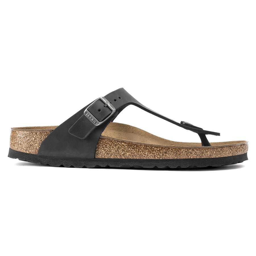 Gizeh Natural Leather Oiled - Black