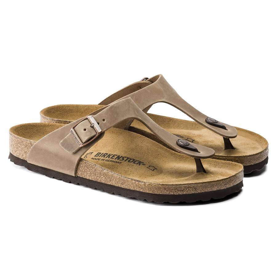 Gizeh Natural Leather Oiled - Tobacco Brown