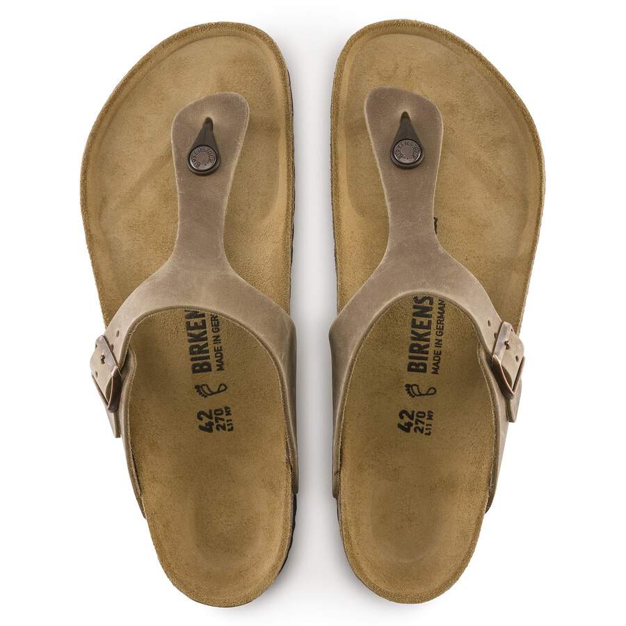 Gizeh Natural Leather Oiled - Tobacco Brown