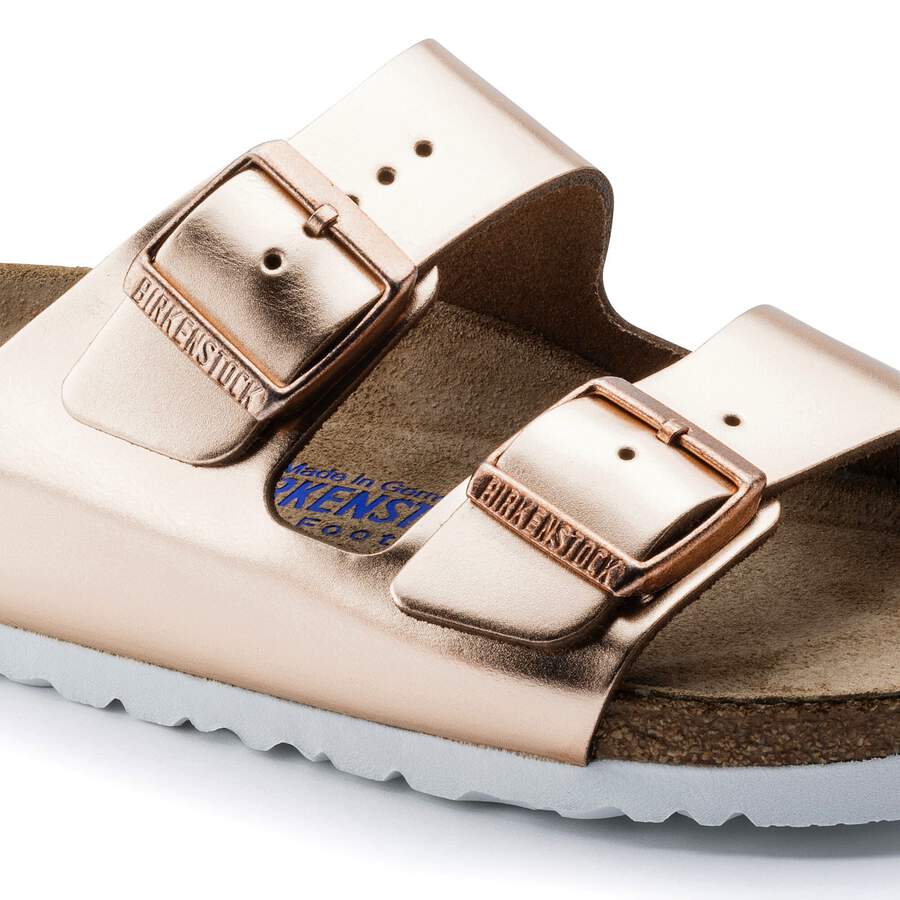 Arizona Soft Footbed Natural Leather - Metallic Copper