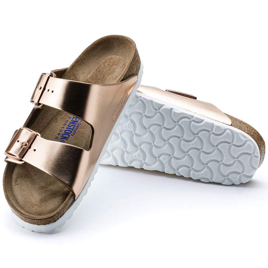 Arizona Soft Footbed Natural Leather - Metallic Copper